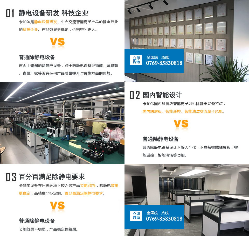 智能防靜電設備和普通靜電設備對比